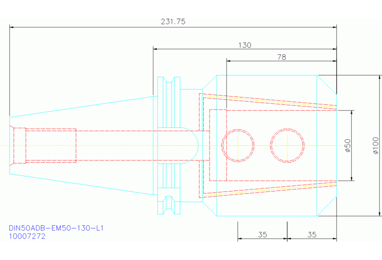 DIN50ADB-EM50-130-L1