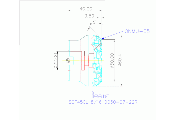 SOF45CL 8/16 D050-07-22R