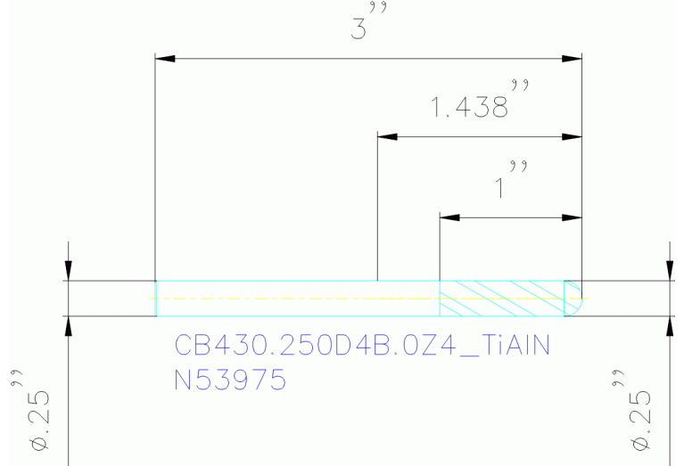 CB430.250D4B.0Z4 TIALN