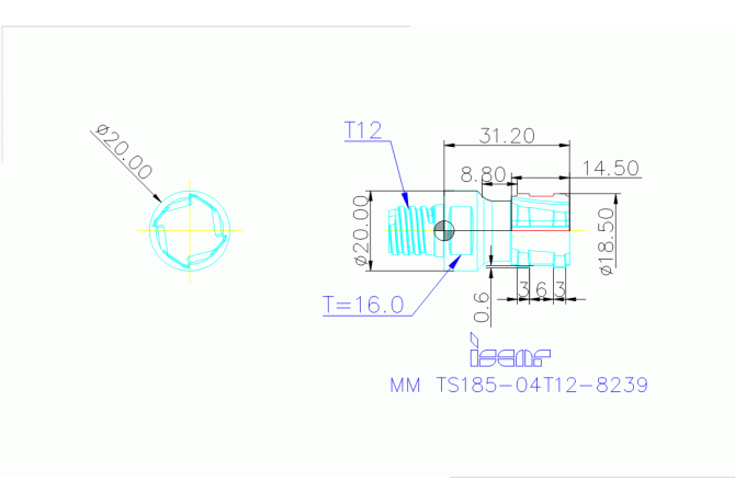 MM TS185-04T12-8239 IC908