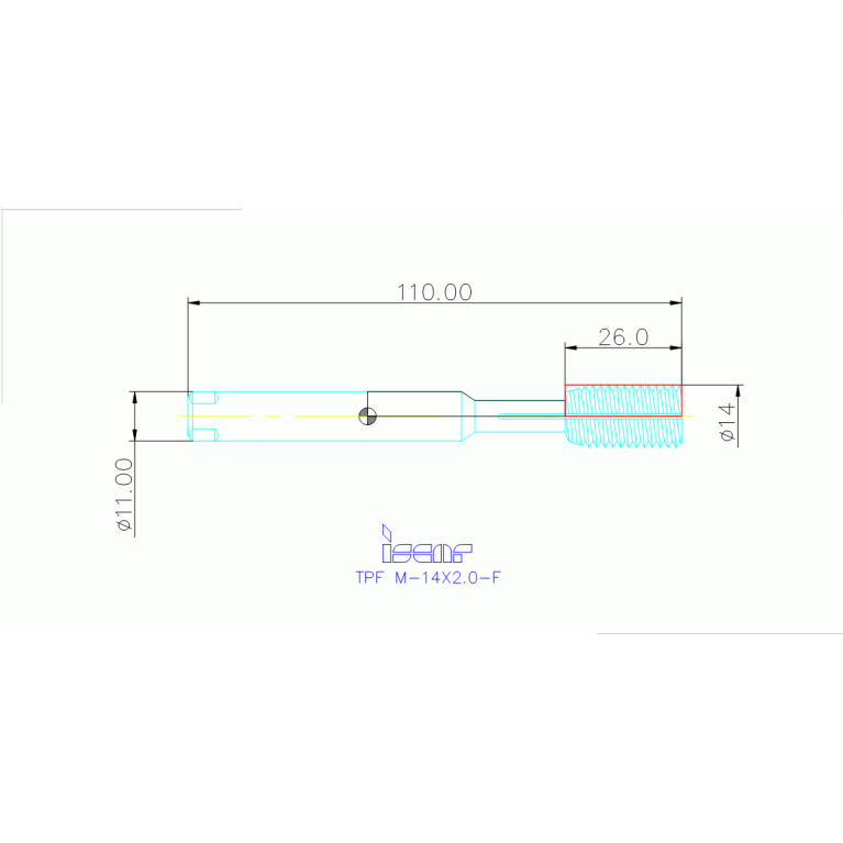 TPF M-14X2.0-F HETI