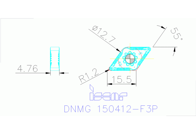 DNMG 150412-F3P IC8150