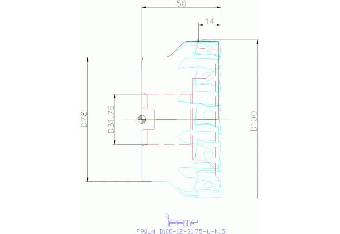 F90LN D100-12-31.75-L-N15