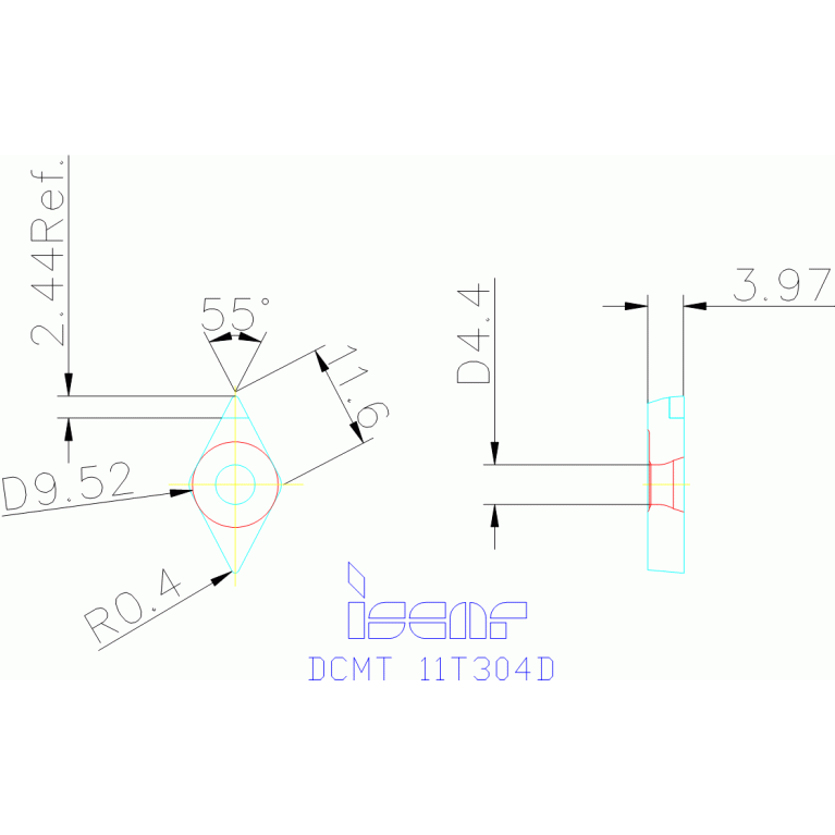 DCMT 11T304D ID5