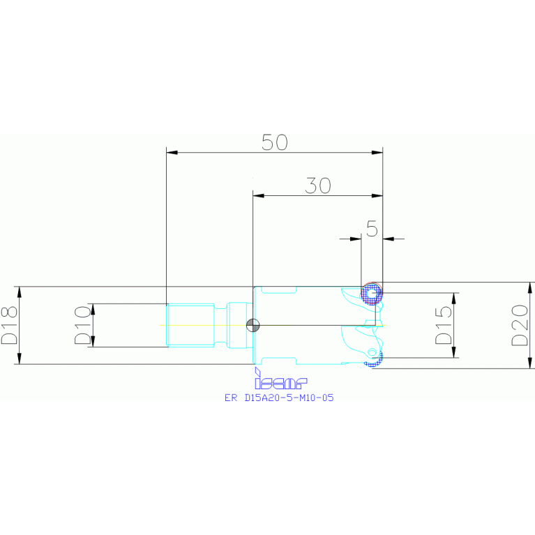 ER D15A20-5-M10-05