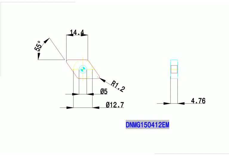 DNMG 150412 EM TT9225