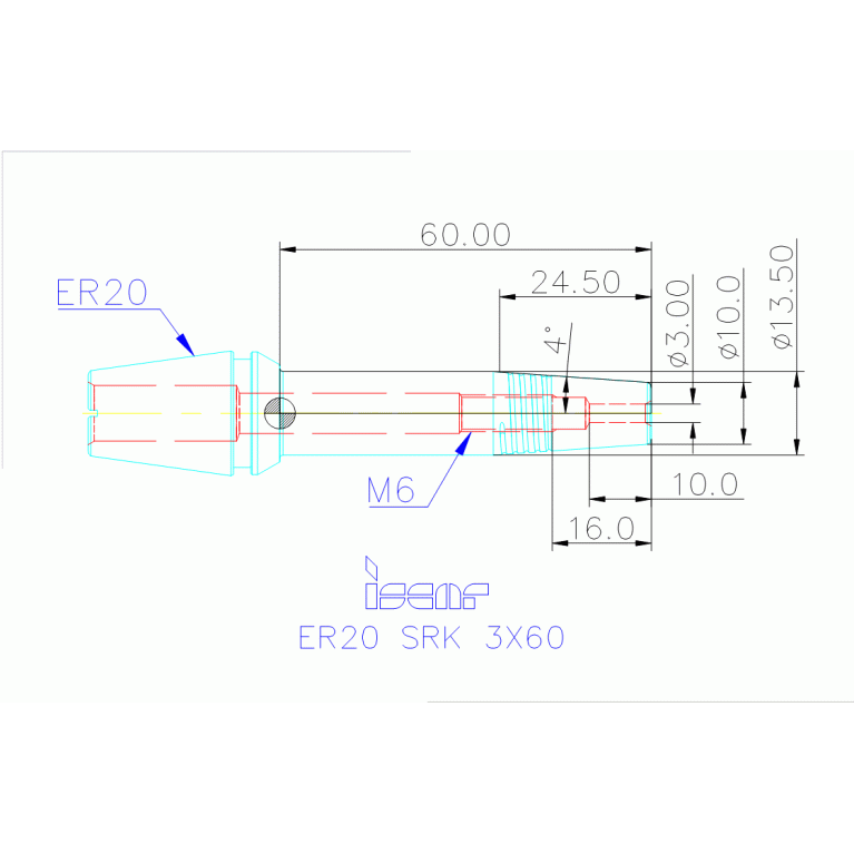 ER20 SRK 3X60