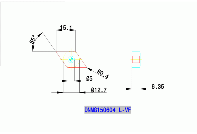 DNMG 150604 L-VF TT5100