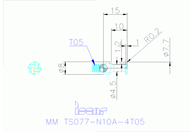 MM TS077-N10A-4T05 IC908