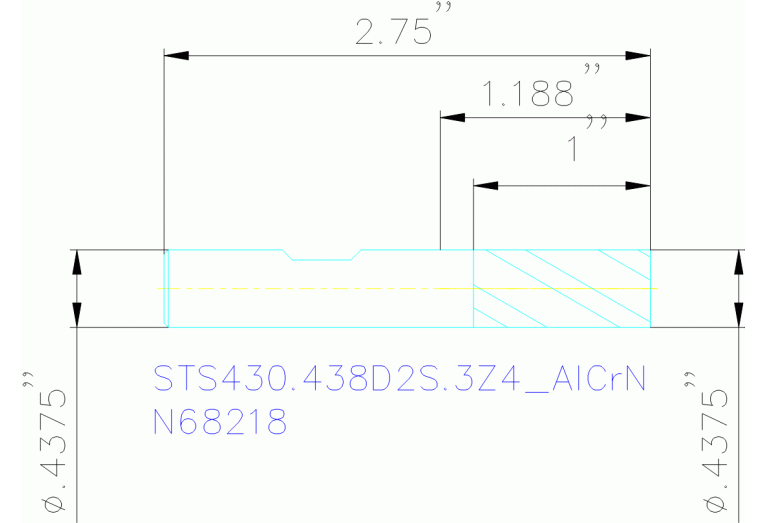 STS430.438D2S.3Z4 ALCRN