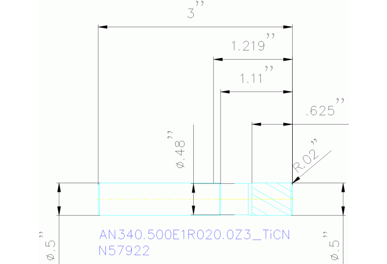 AN340.500E1R020.0Z3 TICN