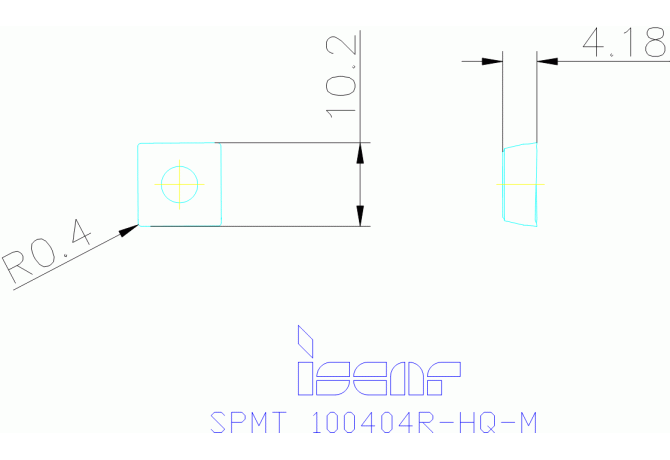 SPMT 100404R-HQ-M IC830