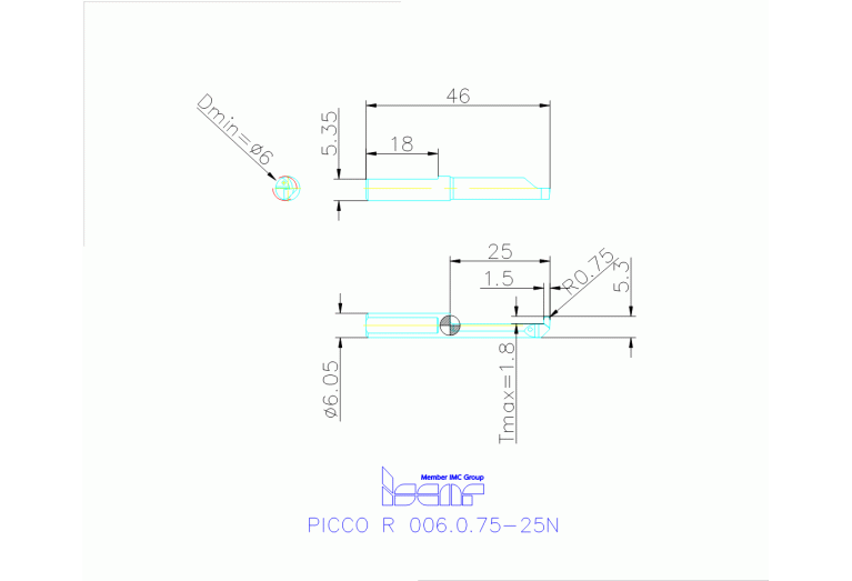 PICCO R 006.0.75-25N IC908