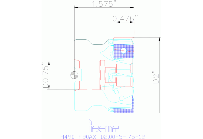 H490 F90AX D2.00-5-.75-12