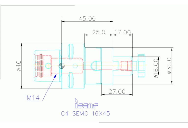 C4 SEMC16X45