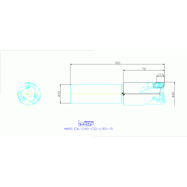 HM90 EAL-D40-C32-L160-15