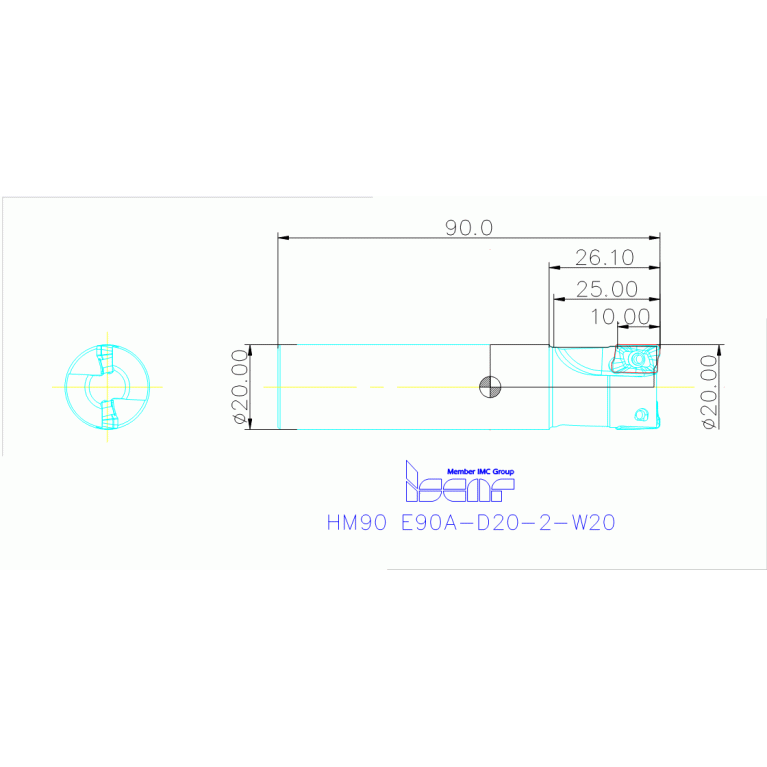 HM90 E90A-D20-2-W20