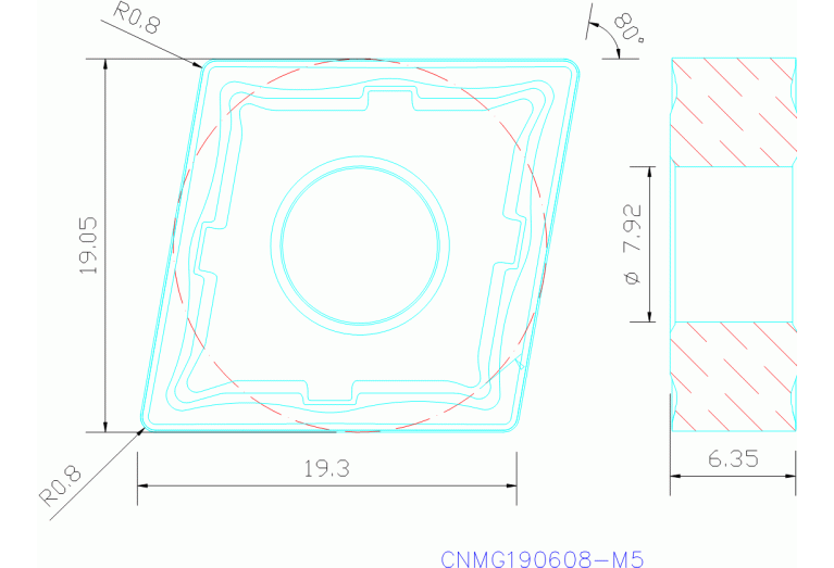 CNMG190608-M5 TP3500