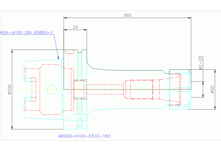 AB009-H100-ER32-160