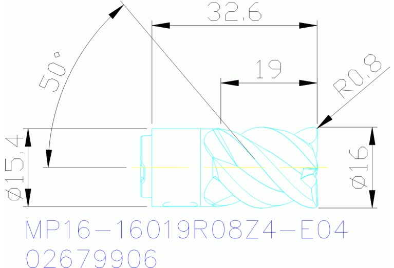 MP16-16019R08Z4-E04 F40M