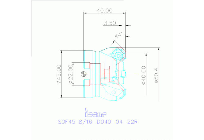 SOF45 8/16-D040-04-22R