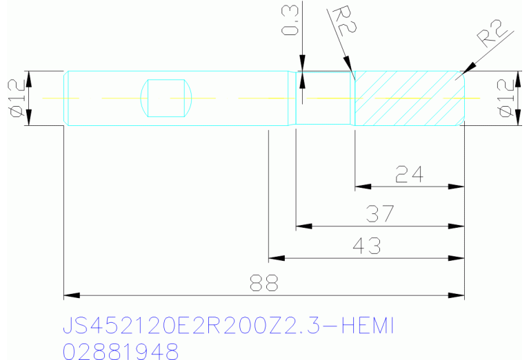JS452120E2R200Z2.3-HEMI