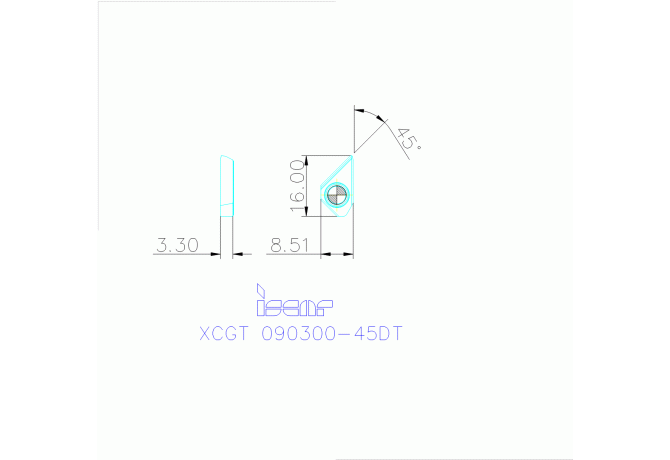 XCGT 090300-45DT IC508