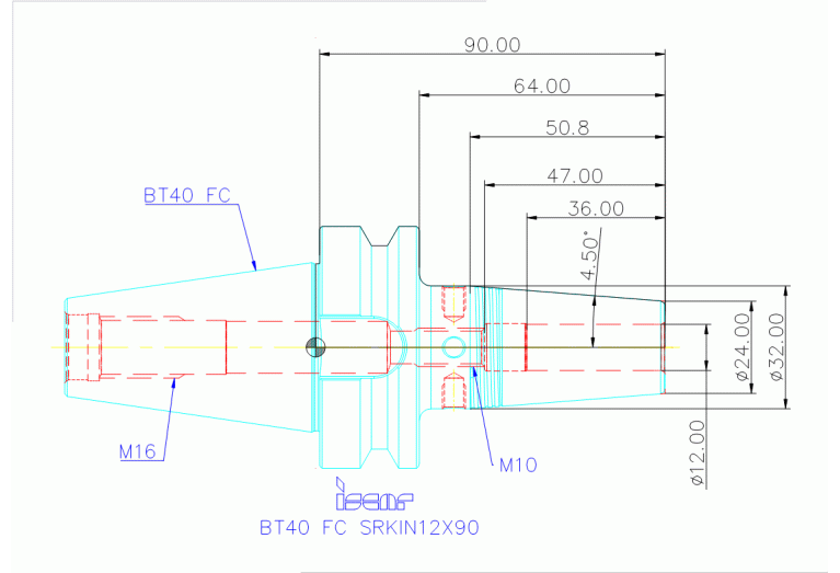 BT40 FC SRKIN12X90