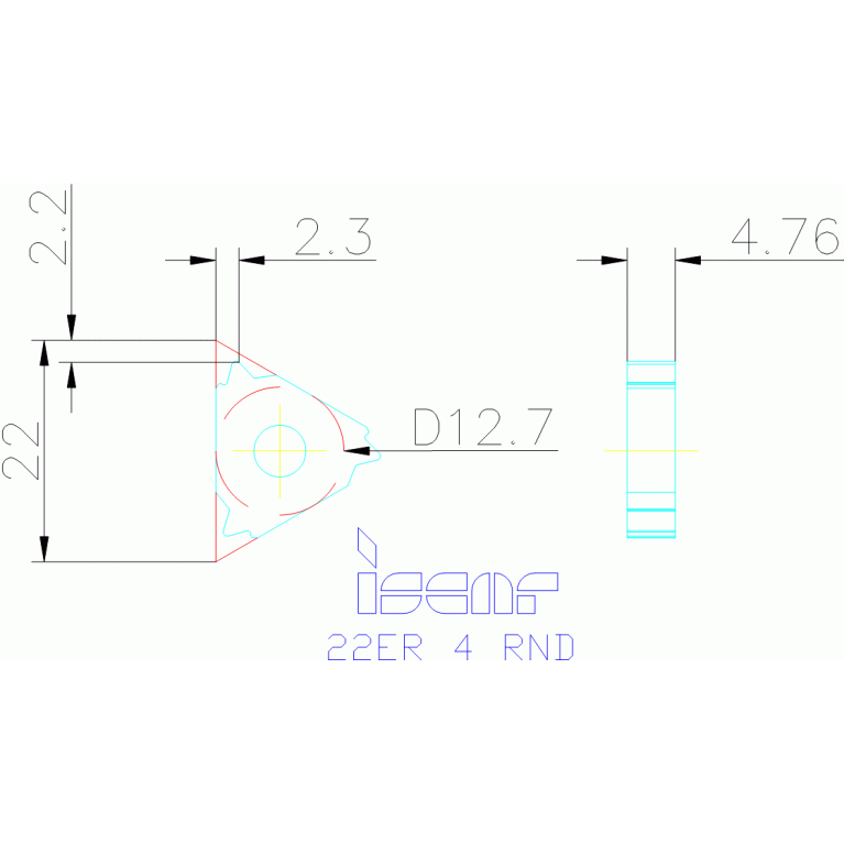 22ER 4 RND IC908