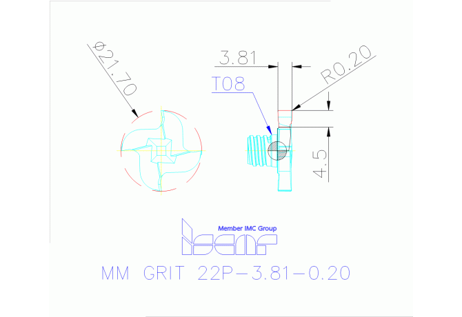 MM GRIT 22P-3.81-0.20 IC528