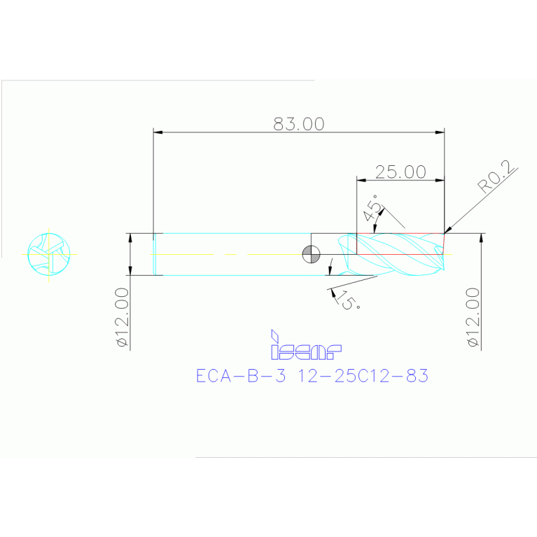 ECA-B-3 12-25C12-83 IC08