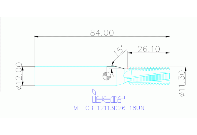 MTECB 12113D26 18UN IC908