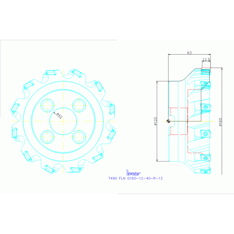 T490 FLN D160-12-40-R-13