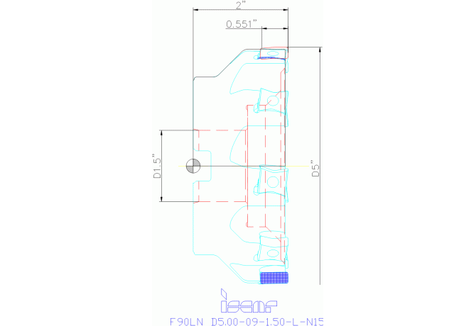F90LN D5.00-09-1.50-L-N15