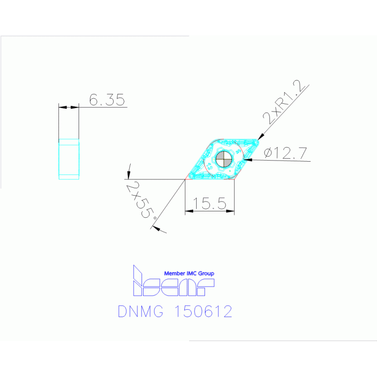 DNMG 150612-M3P IC830