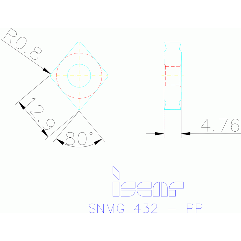 CNMG 120408-PP IC28