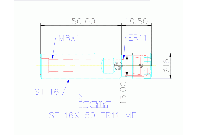 ST 16X 50 ER11 MF