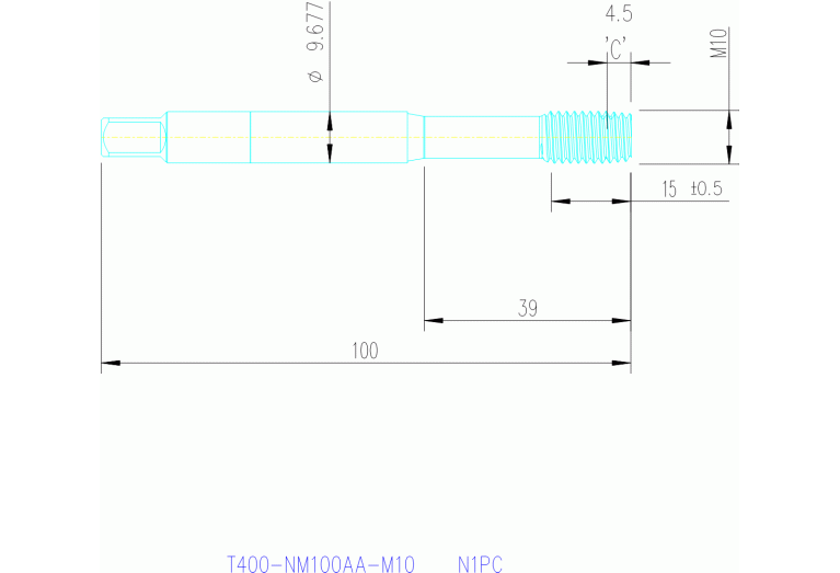 T400-NM100AA-M10 N1PC