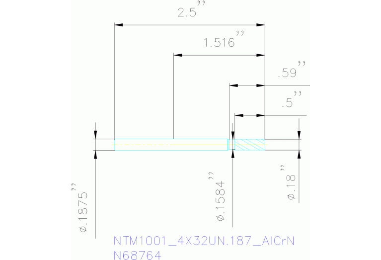 NTM1001/4X32UN.187 ALCRN
