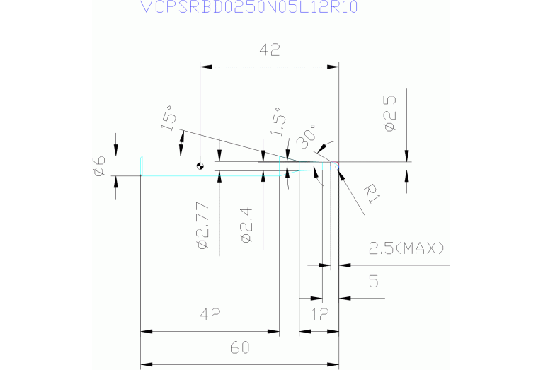 VCPSRBD0250N05L12R10
