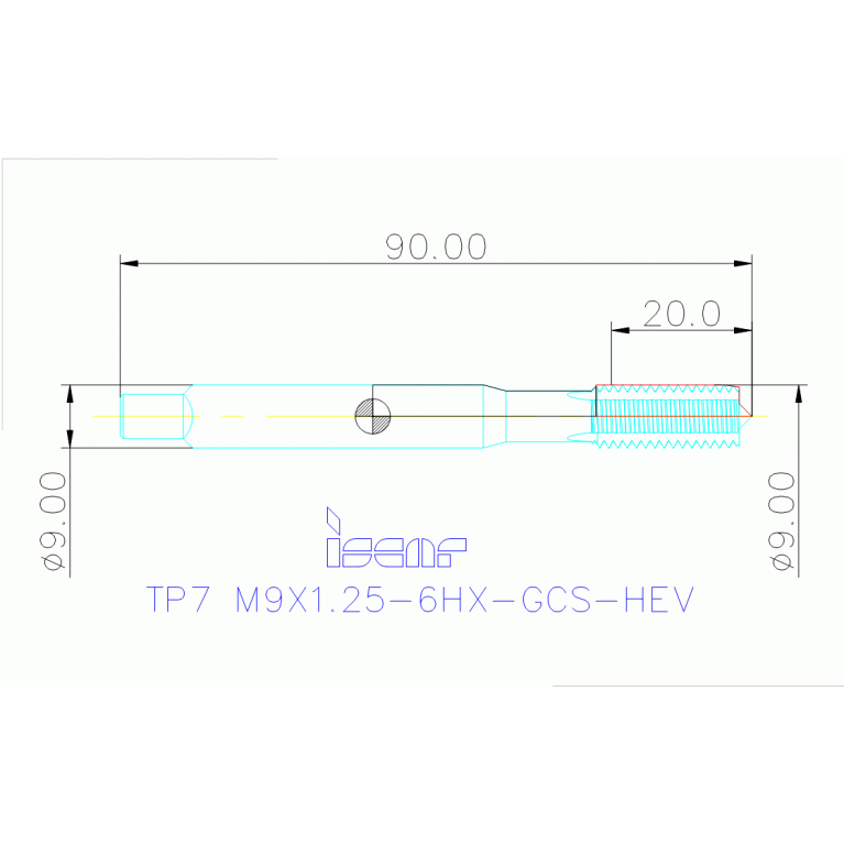 TP7 M9X1.25-6HX-GCS-HEV