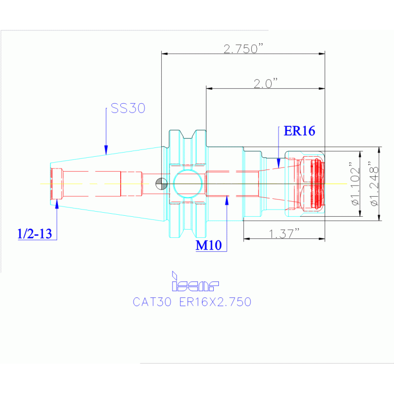 CAT30 ER16X2.750