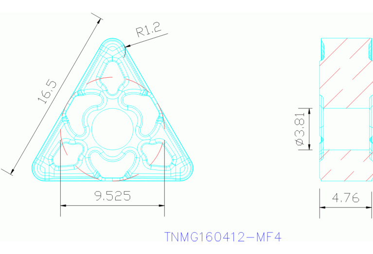 TNMG160412-MF4 TM4000