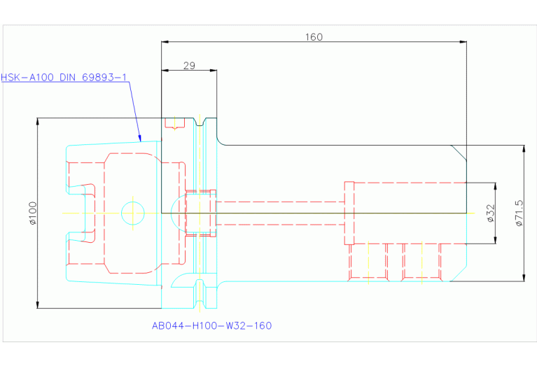 AB044-H100-W32-160