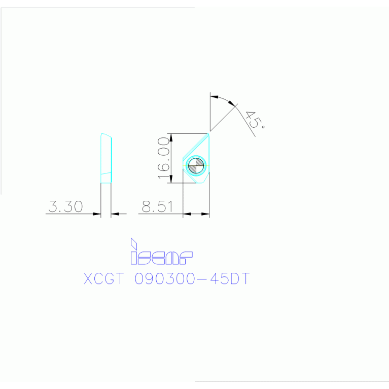 XCGT 090300-45DT IC508
