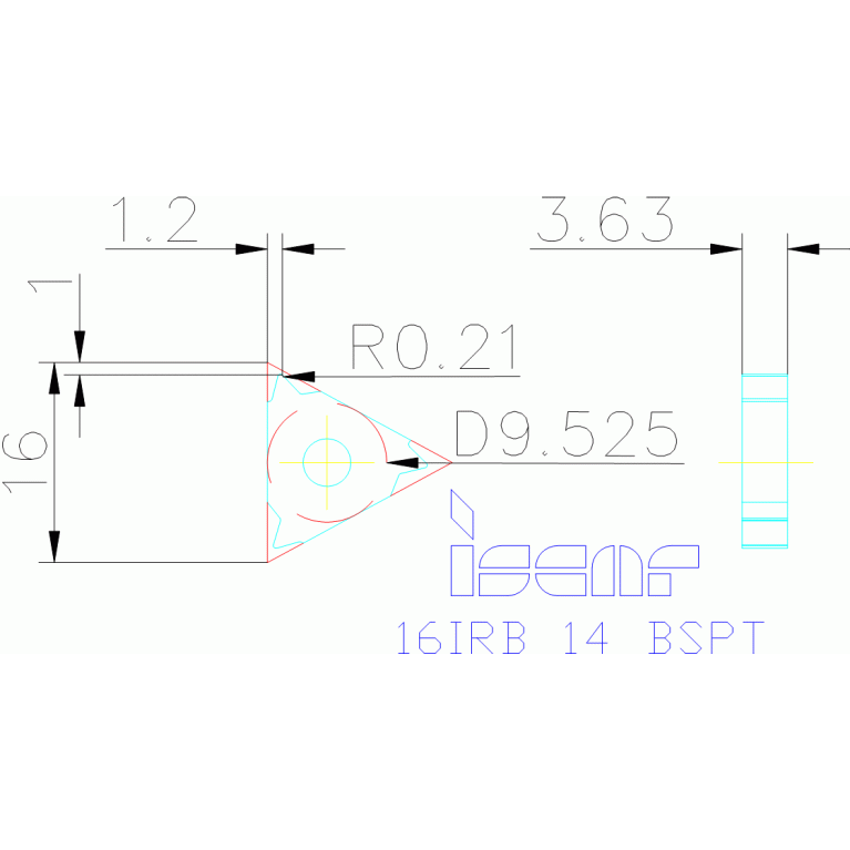 16IRB 14 BSPT IC908