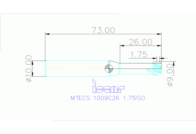 MTECS 1009C26 1.75ISO IC908