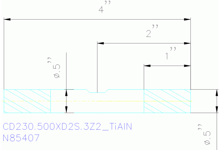 CD230.500XD2S.3Z2 TIALN