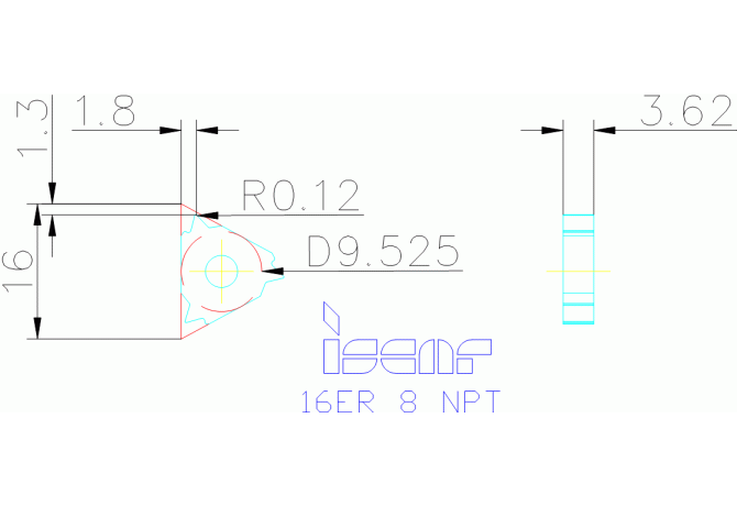 16ER 8 NPT IC908