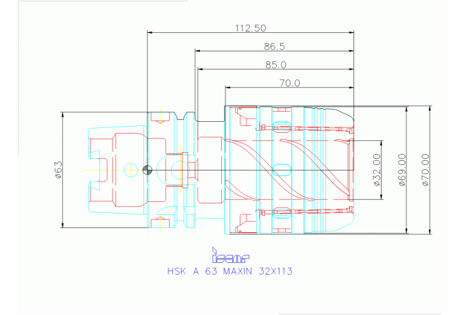 HSK A63 MAXIN32X113
